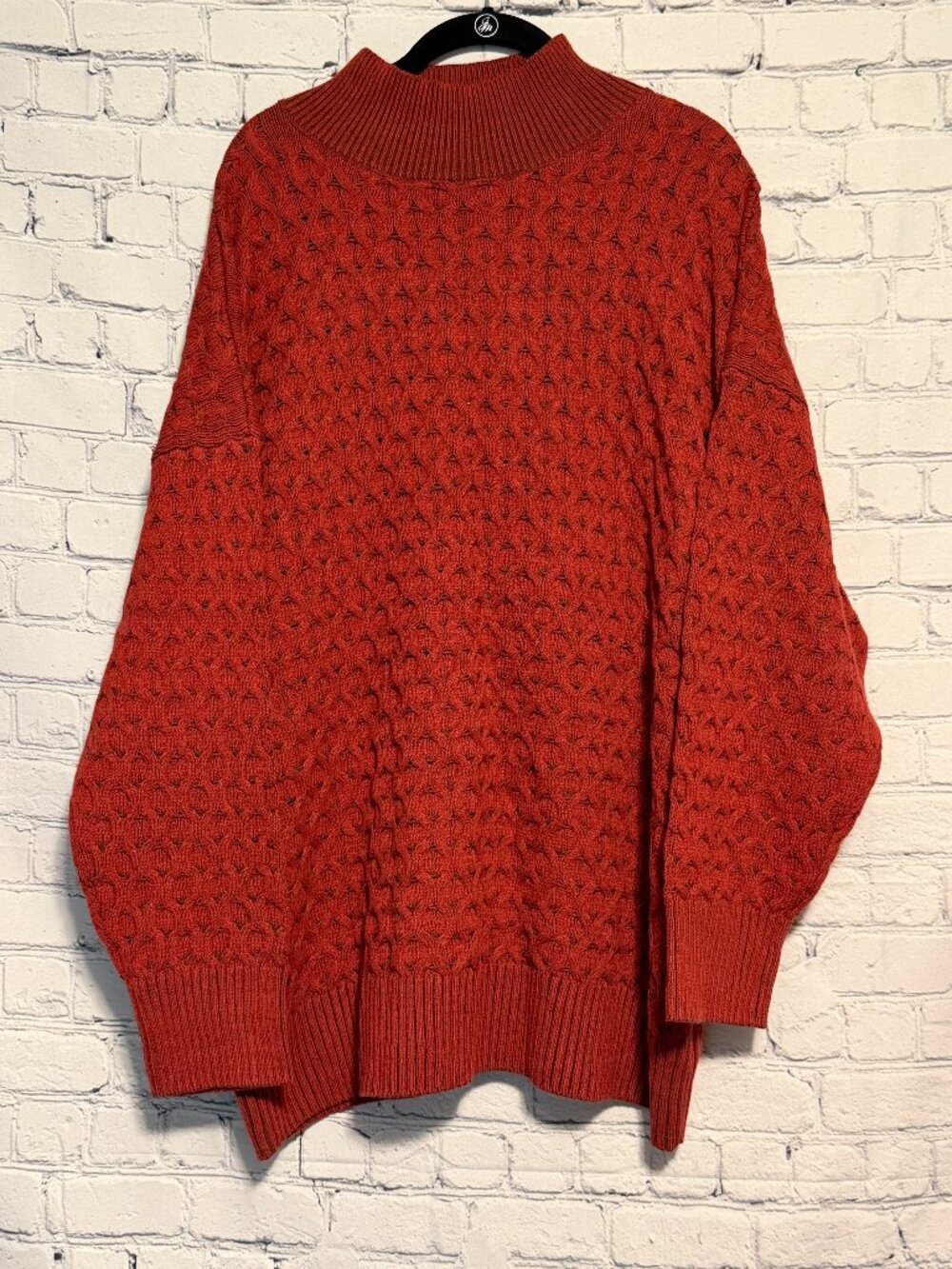 Knox Rose Women's Pullover Sweater Size XXL Brick Red NWT